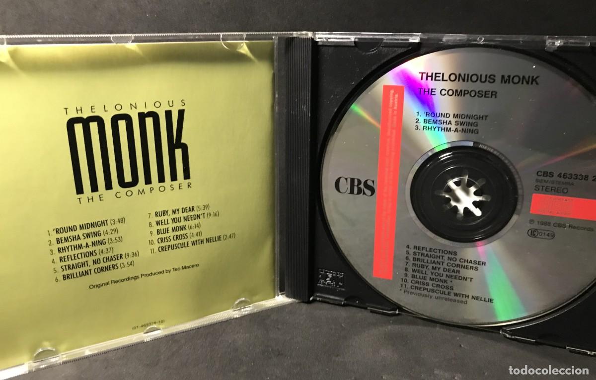 CDs de m&uacute;sica: Thelonious Monk &lrm;&ndash; The Composer - CD - CBS 1998 - Foto 3