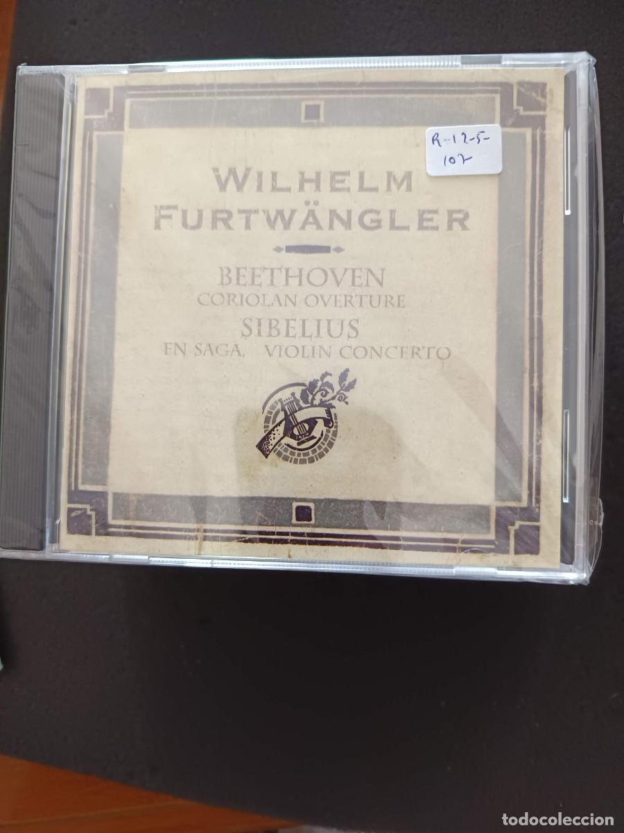 CDs de m&uacute;sica: WILHELM FURTW&Auml;NGLER: BEETHOVEN: CORIOLAN OVERTURE; SIBELIUS: EN SAGA / VIOLIN CONCERTO. LIVE RECOND