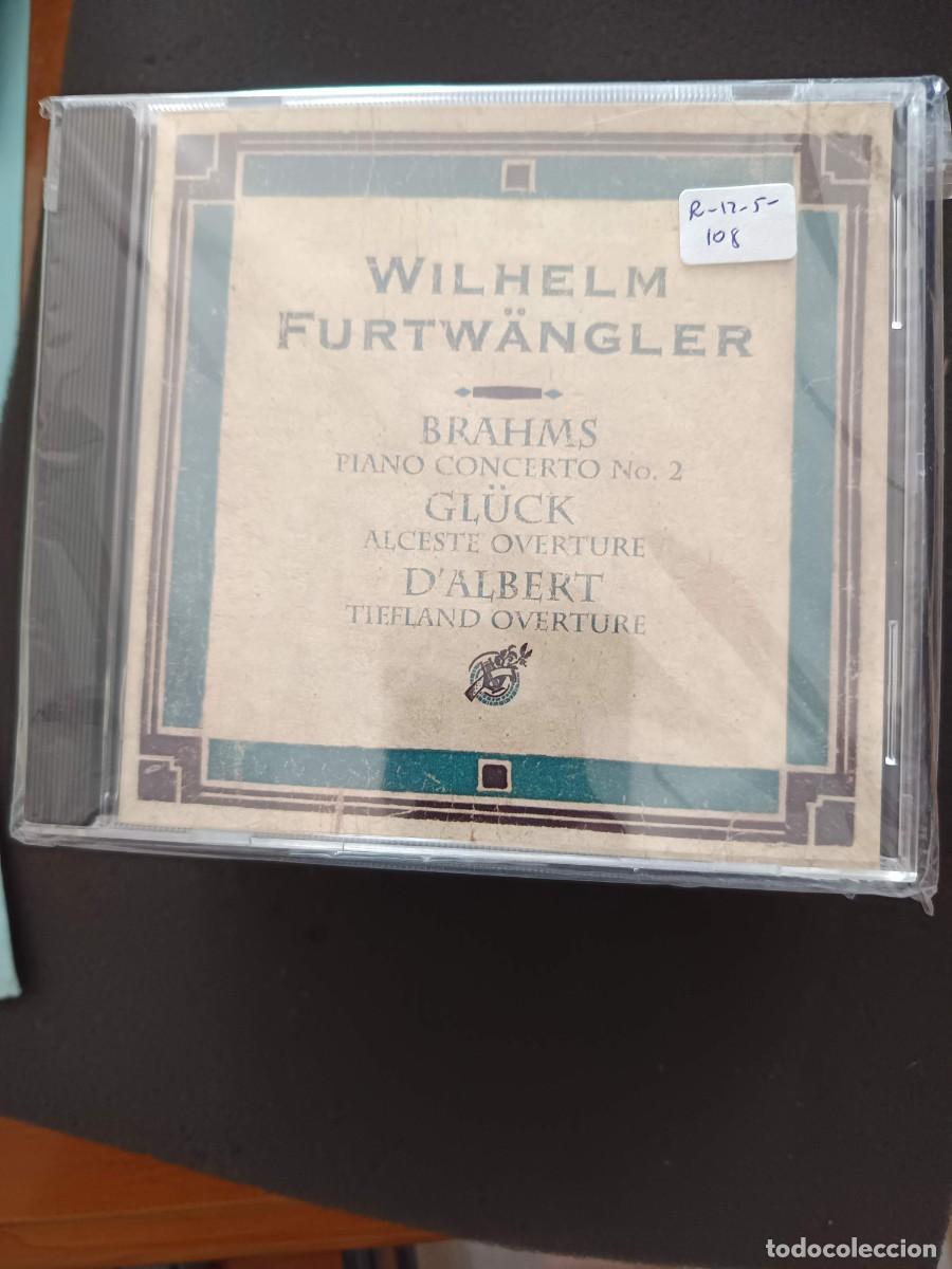 CDs de m&uacute;sica: WILHELM FURTW&Auml;NGLER: BRAHMS: PIANO CONCERTO N&ordm; 2 / GL&Uuml;CK: ALCESTE OVERTURE / D'ALBERT: TIERFLAND OV