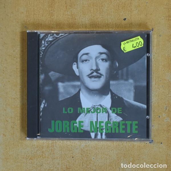 CDs de m&uacute;sica: JORGE NEGRETE - LO MEJOR DE JORGE NEGRETE - CD