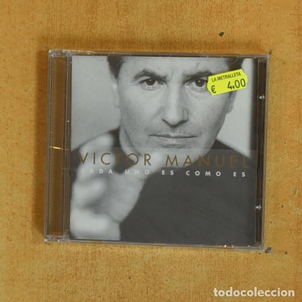 CDs de m&uacute;sica: VICTOR MANUEL - CADA UNO ES COMO ES - CD