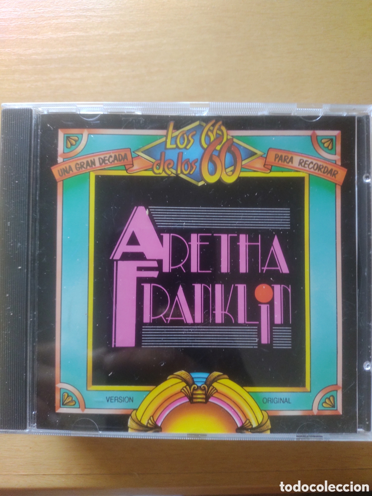 CDs de m&uacute;sica: CD Aretha Franklin Compilado Serie Los 60 De Los 60