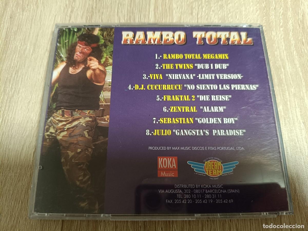 CDs de m&uacute;sica: CD - RAMBO TOTAL - RAMBO TOTAL MEGAMIX - Foto 2