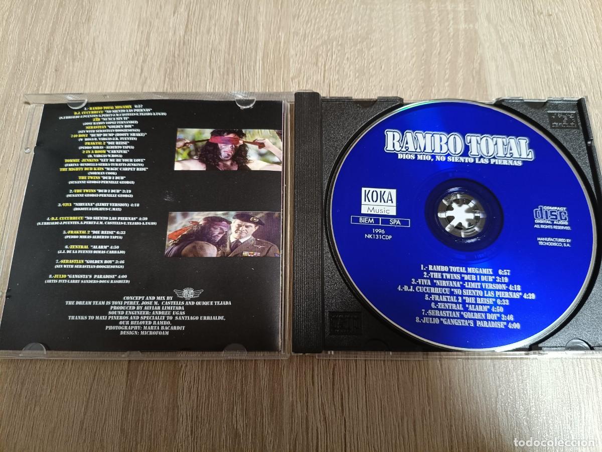 CDs de m&uacute;sica: CD - RAMBO TOTAL - RAMBO TOTAL MEGAMIX - Foto 3