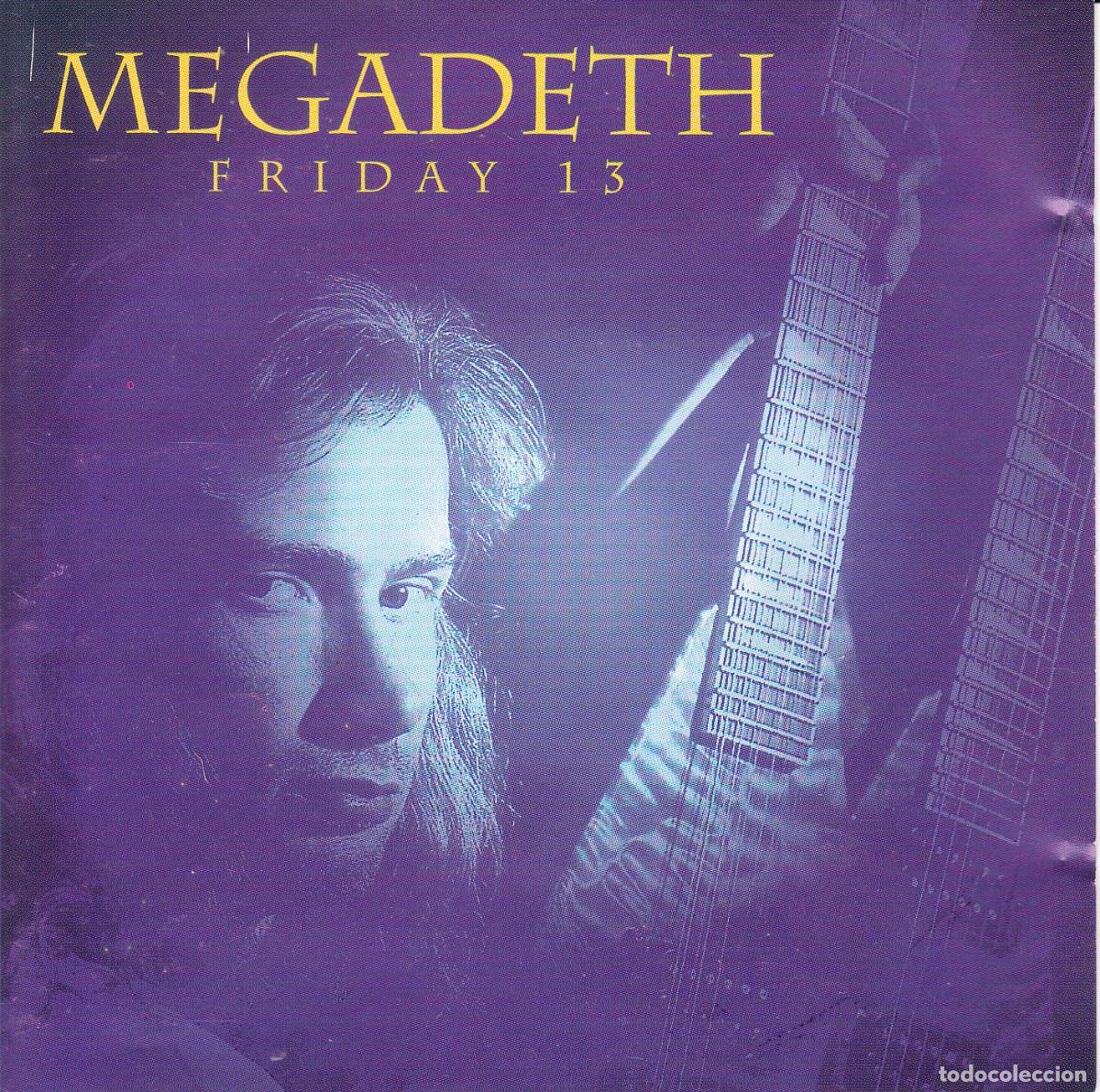 CDs de m&uacute;sica: MEGADETH. FRIDAY 13. CD.