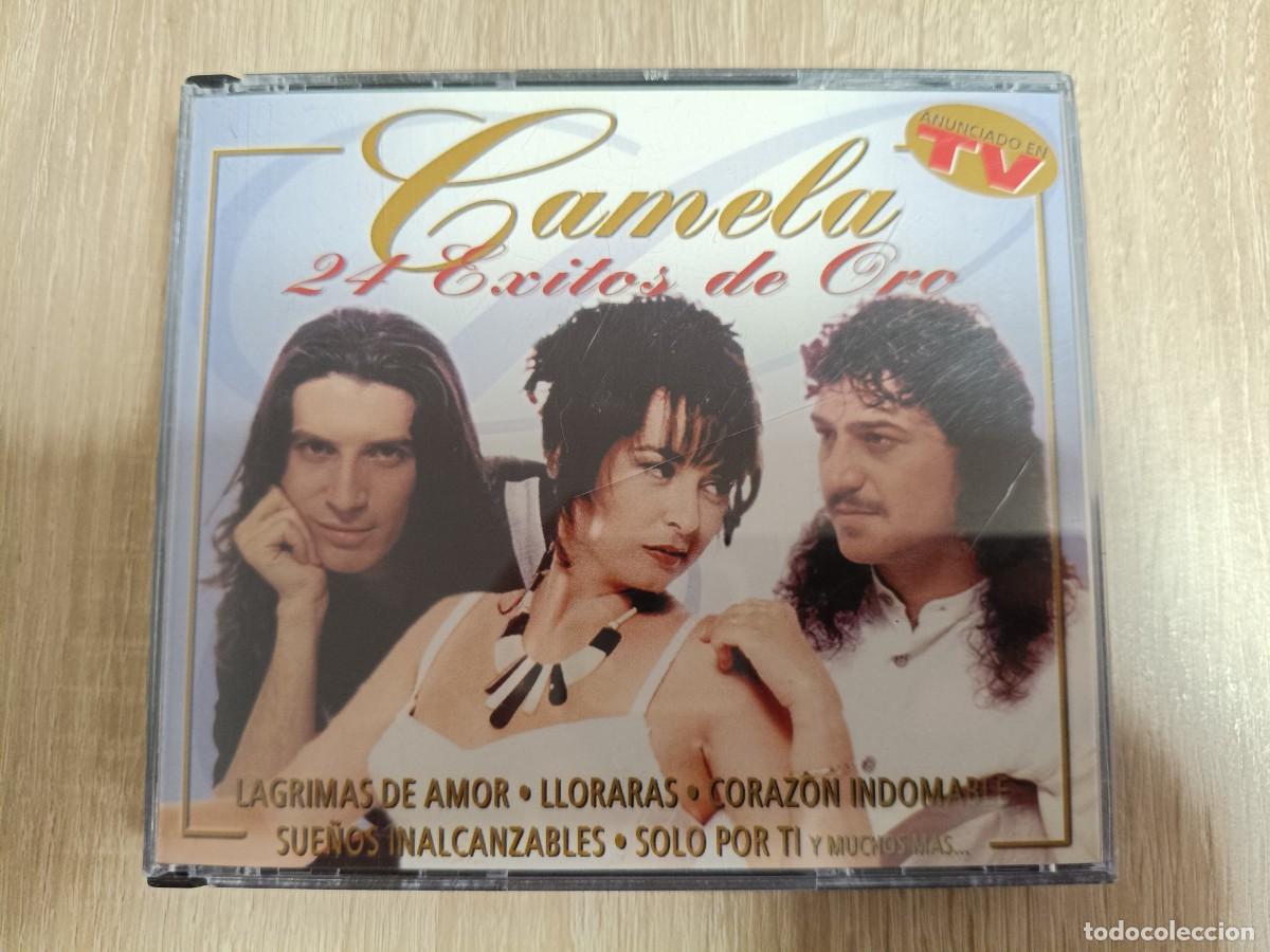 CDs de m&uacute;sica: 2 CD - CAMELA - 24 EXITOS DE ORO - Lagrimas de amor, Llorar&aacute;s, Coraz&oacute;n indomable, Hablale de mi