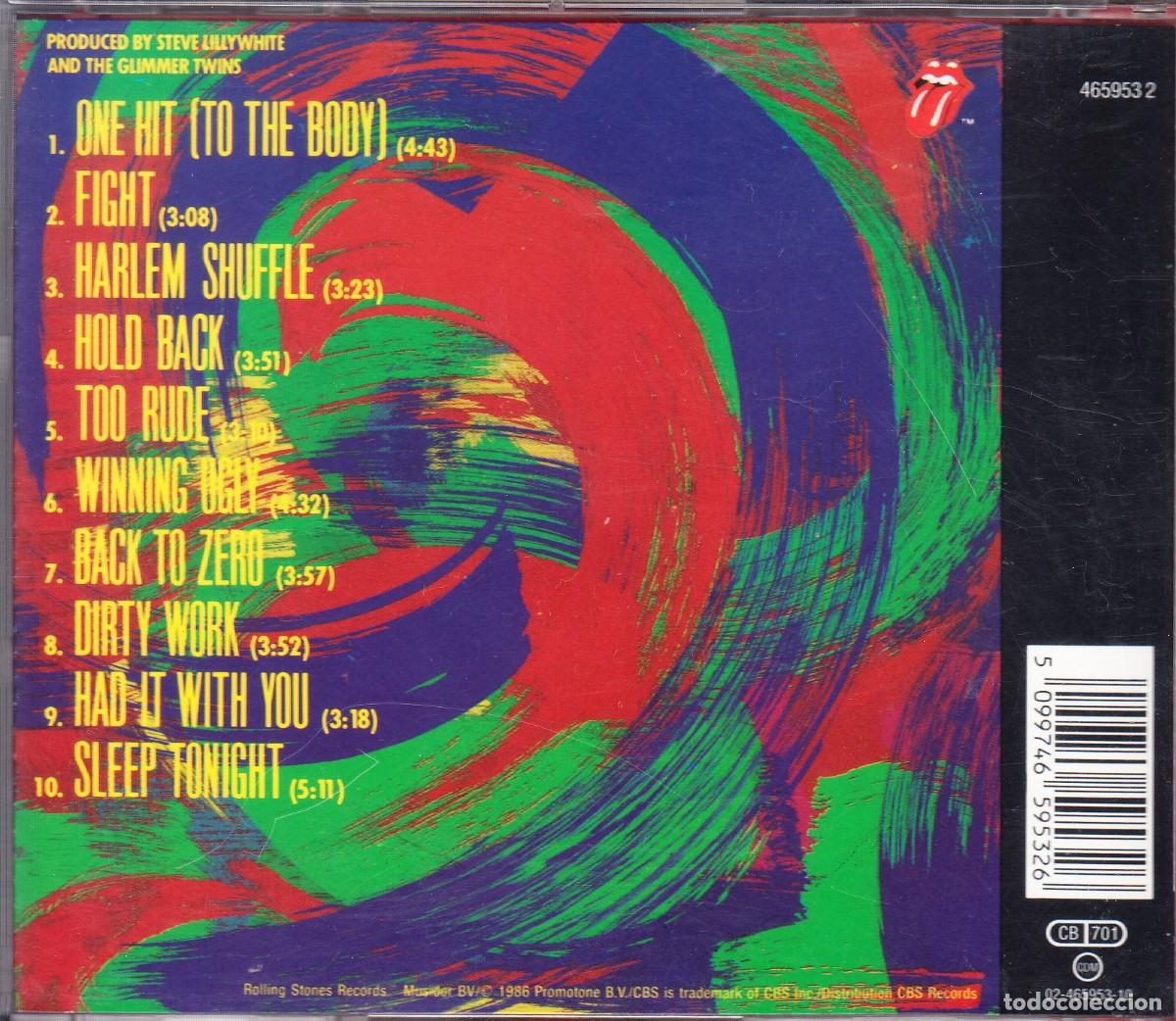 CDs de m&uacute;sica: THE ROLLING STONES. DIRTY WORK. CD. - Foto 2