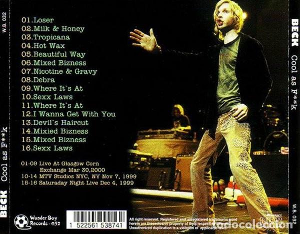 CDs de m&uacute;sica: CD - BECK - Live in Glasgow 2000 - Foto 2