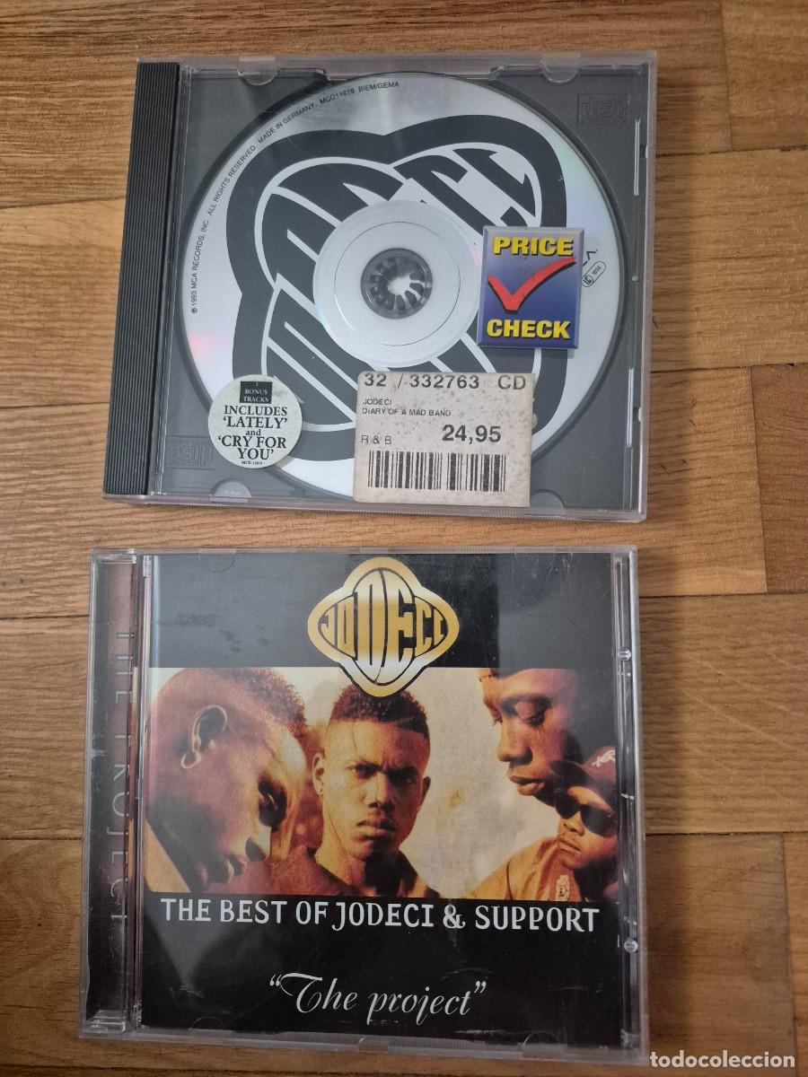 CDs de m&uacute;sica: Jodeci, lote 2 CDS, Diary of a mad band + The best off