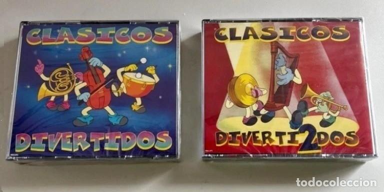 CDs de m&uacute;sica: [2 SET BOXES - 4 CDS]. LAS PIEZAS MAS DIVERTIDAS DE LA MUSICA CLASICA. [VOL.1+VOL.2].