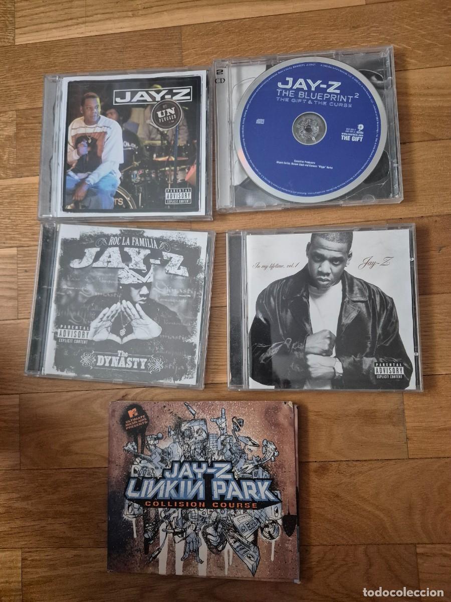 CDs de m&uacute;sica: Jay Z, lote 5 CDs - The dynasty + Collision Course + In my life time + Unplugged + The blueprint