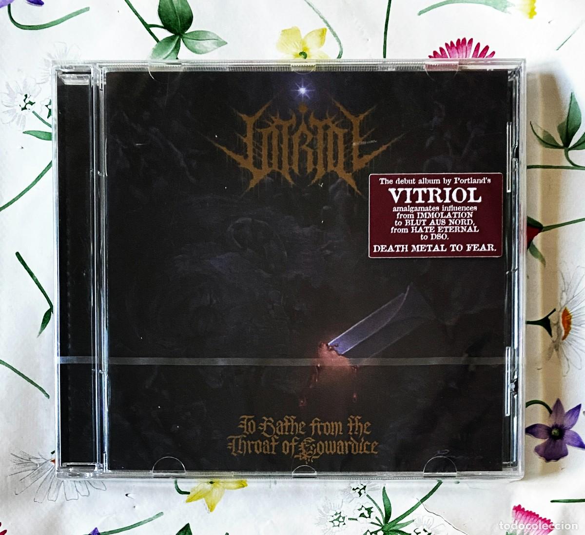 CDs de m&uacute;sica: VITRIOL - TO BATHE FROM THE THROAT OF COWARDICE CD NUEVO PRECINTADO - DEATH METAL