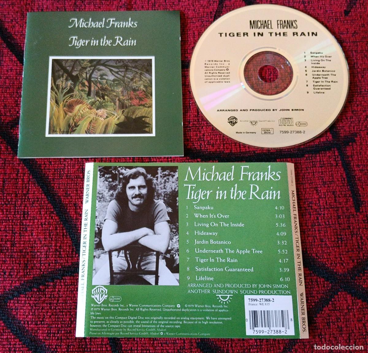 CDs de m&uacute;sica: MICHAEL FRANKS ** Tiger In The Rain ** CD ALEMANIA