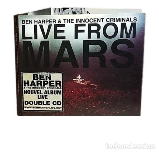 Music CDs: �R1989 - [DOBLE CD]. BEN HARPER & THE INNOCENT CRIMINALS. LIVE FROM MARS. DIGIPACK.
