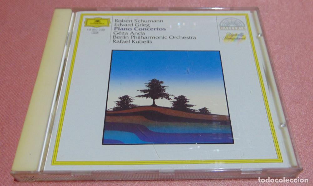 CDs de m&uacute;sica: ROBERT SCHUMANN - GRIEG - PIANO CONCERTOS - BERLIN PHILHARMONIC - KUBELIK - G&Eacute;ZA ANDA - CD ALBUM