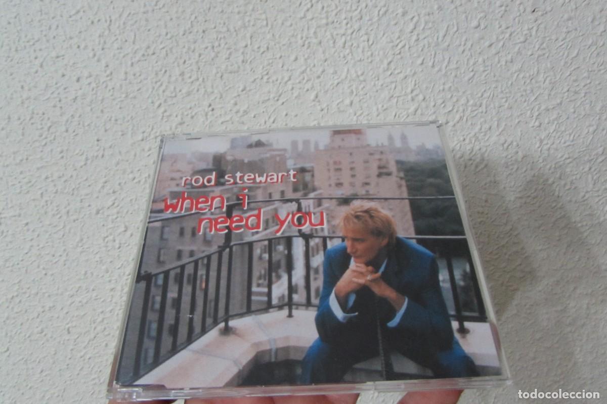 CDs de m&uacute;sica: ROD STEWART-WHEN I NEED YOU CD SINGLE - Foto 1