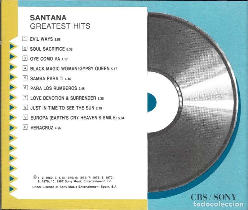 CDs de m&uacute;sica: Santana - Greatest Hits. CD - Foto 2