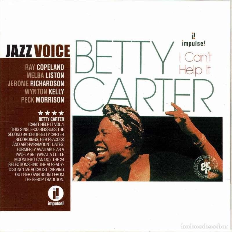 CDs de m&uacute;sica: Betty Carter - I Can't Help It. Jazz Voice. CD