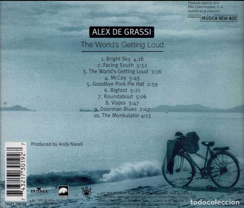 CDs de m&uacute;sica: Alex De Grassi - The Worlds Getting Loud. CD - Foto 2