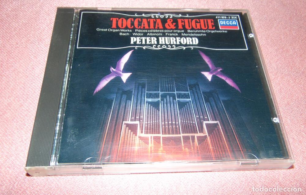 CD de M&uacute;sica: GREAT ORGAN WORKS - BACH - ALBINONI - MENDELSSOHN...-TOCCATA Y FUGE - PETER HURFORD - CD ALBUM DECCA