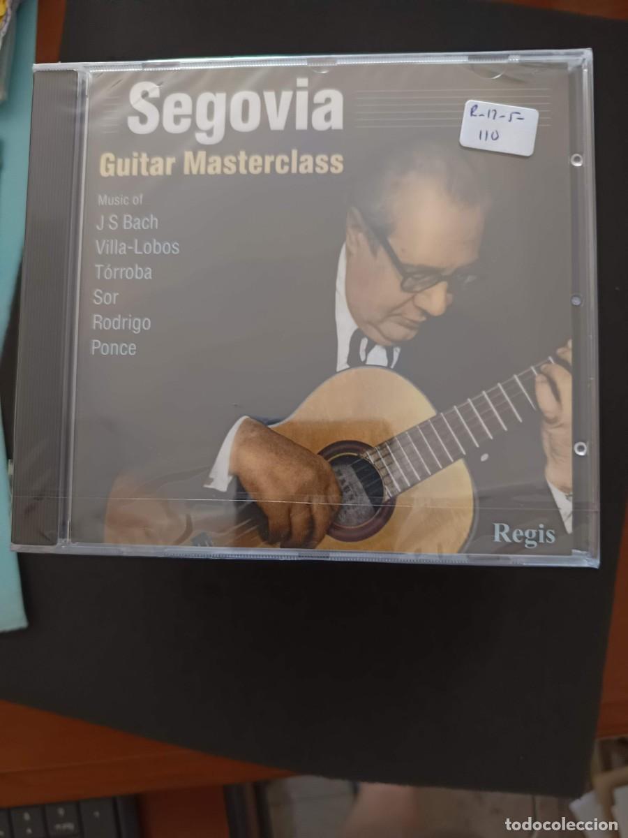 CDs de m&uacute;sica: SEGOVIA. GUITAR MASTERCLASS. MUSIC OF J. S. BACH, VILLA-LOBOS, TORROBA, SOR, RODRIGO, PONCE