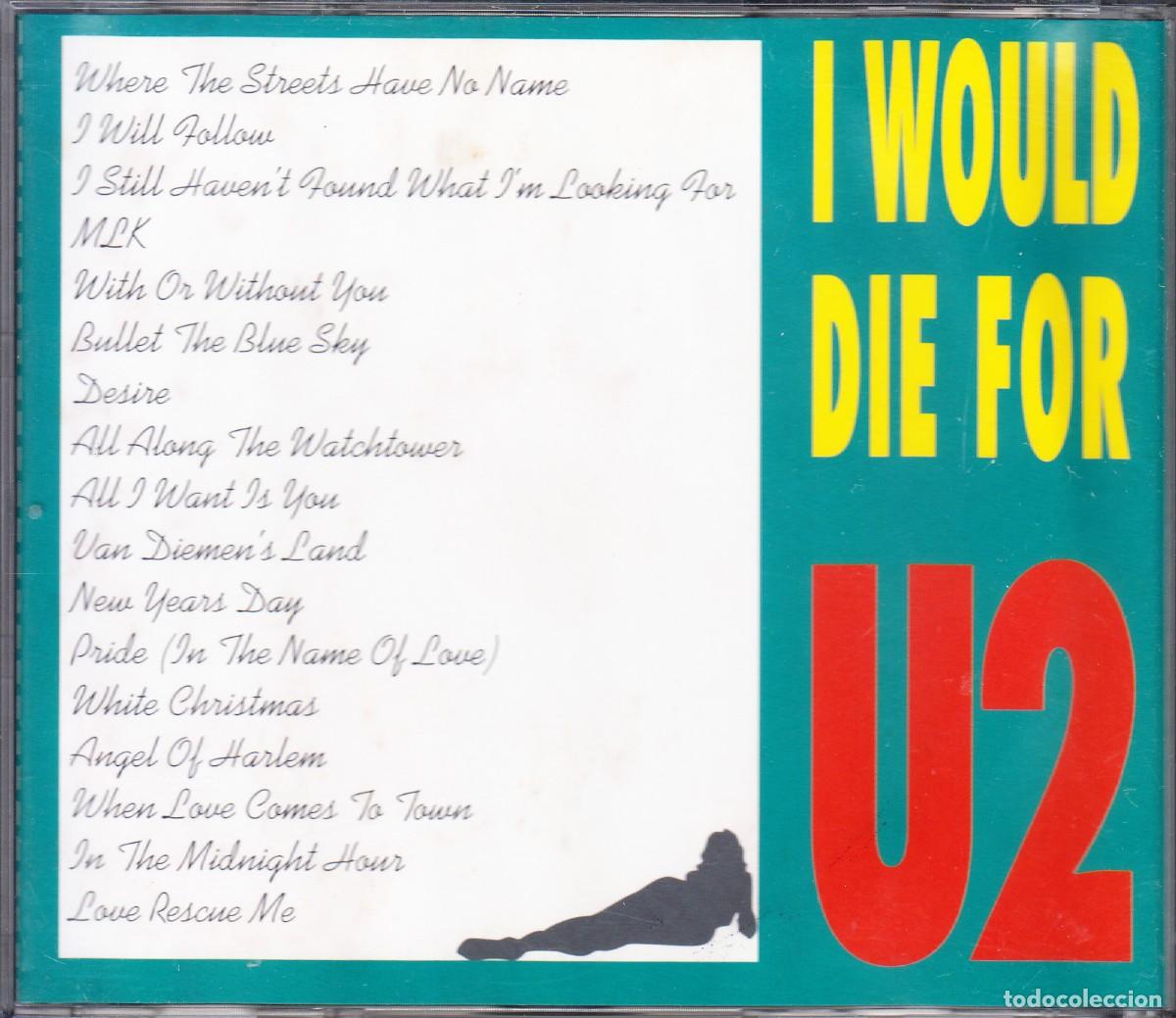 CDs de m&uacute;sica: U2. I WOULD DIE FOR U2. CD. - Foto 2