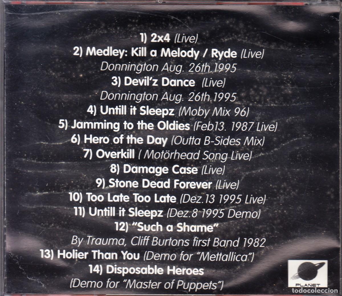 CDs de m&uacute;sica: METALLICA. GARAGE DAYS FOR BEHIND. CD. - Foto 2
