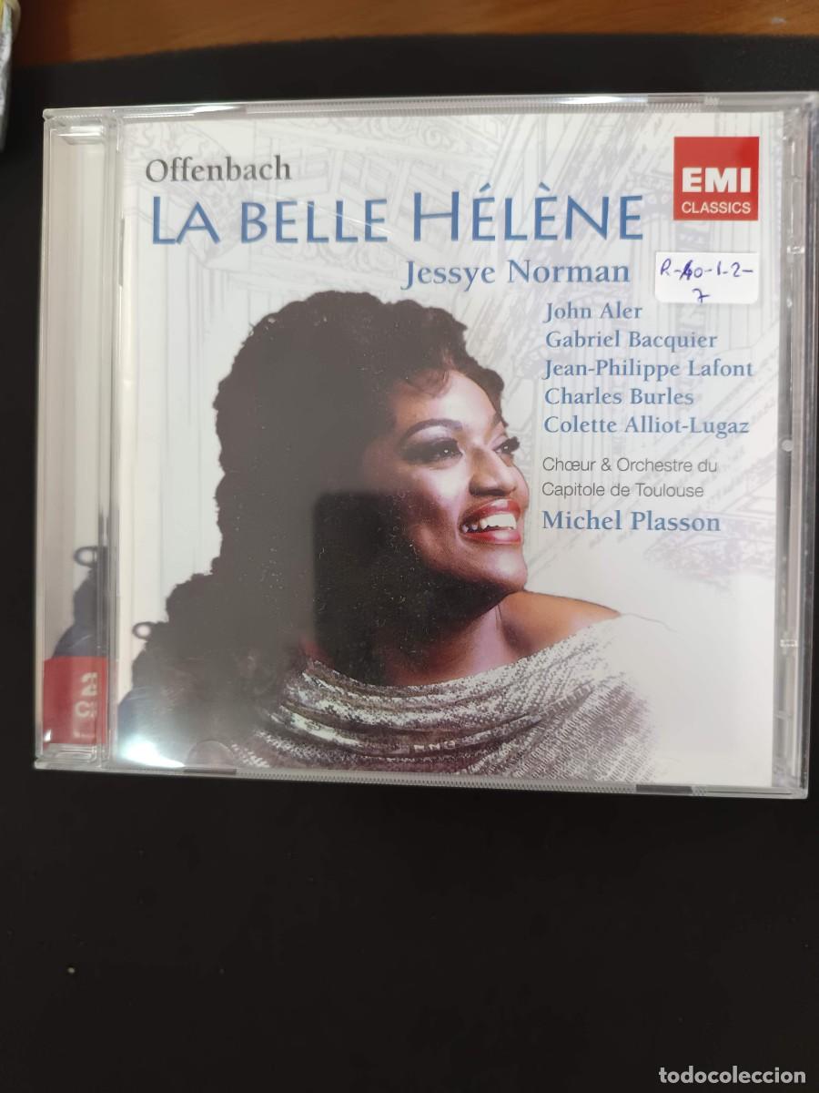 CDs de m&uacute;sica: 2 CD. OFFENBACH: LA BELLE H&Eacute;L&Egrave;NE. DIR: MICHEL PLASSON. INT&Eacute;RP: JESSYE NORMAN, JOHN ALER, GABRIEL BAC