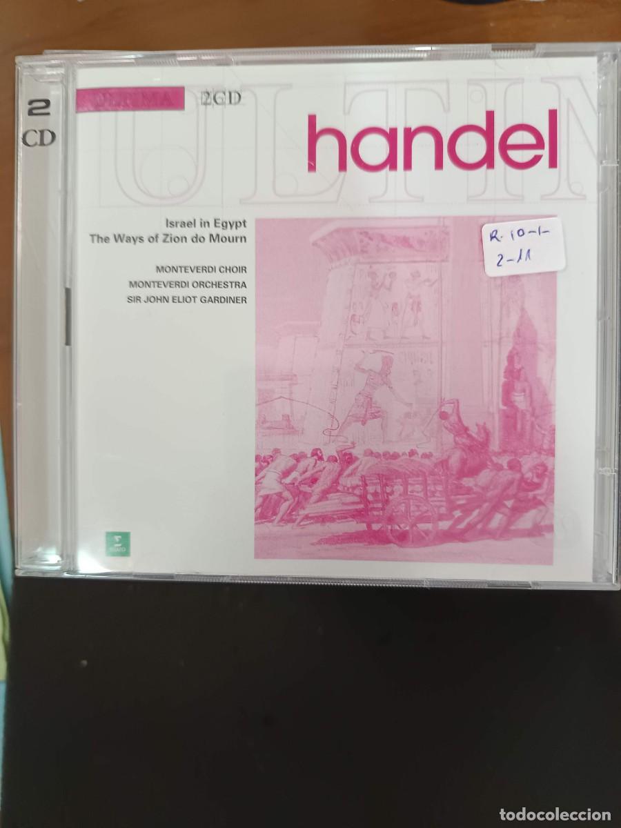 CDs de m&uacute;sica: 2 CD. H&Auml;NDEL: ISRAEL IN EGYPT / THE WAYS OF ZION DO MOURN. DIR: SIR JOHN ELIOT GARDINER.