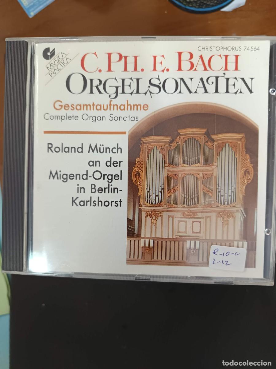 CDs de m&uacute;sica: C. PH. E. BACH: ORGELSONATEN. COMPLETE ORGAN SONATAS/GESAMTAIFNAHME. ROLAND M&Uuml;NCH AN DER MIGEND-ORG