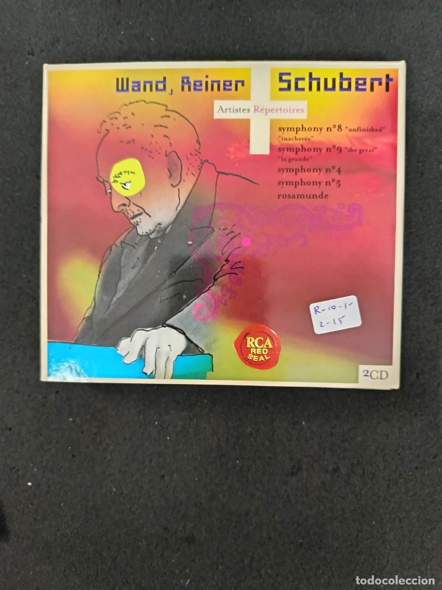 CDs de m&uacute;sica: 2 CD SCHUBERT: SINFON&Iacute;AS 8, 9, 4, 5 Y ROSAMUNDE (SUITE): DIR: GUNTER WAND / FRITZ REINER