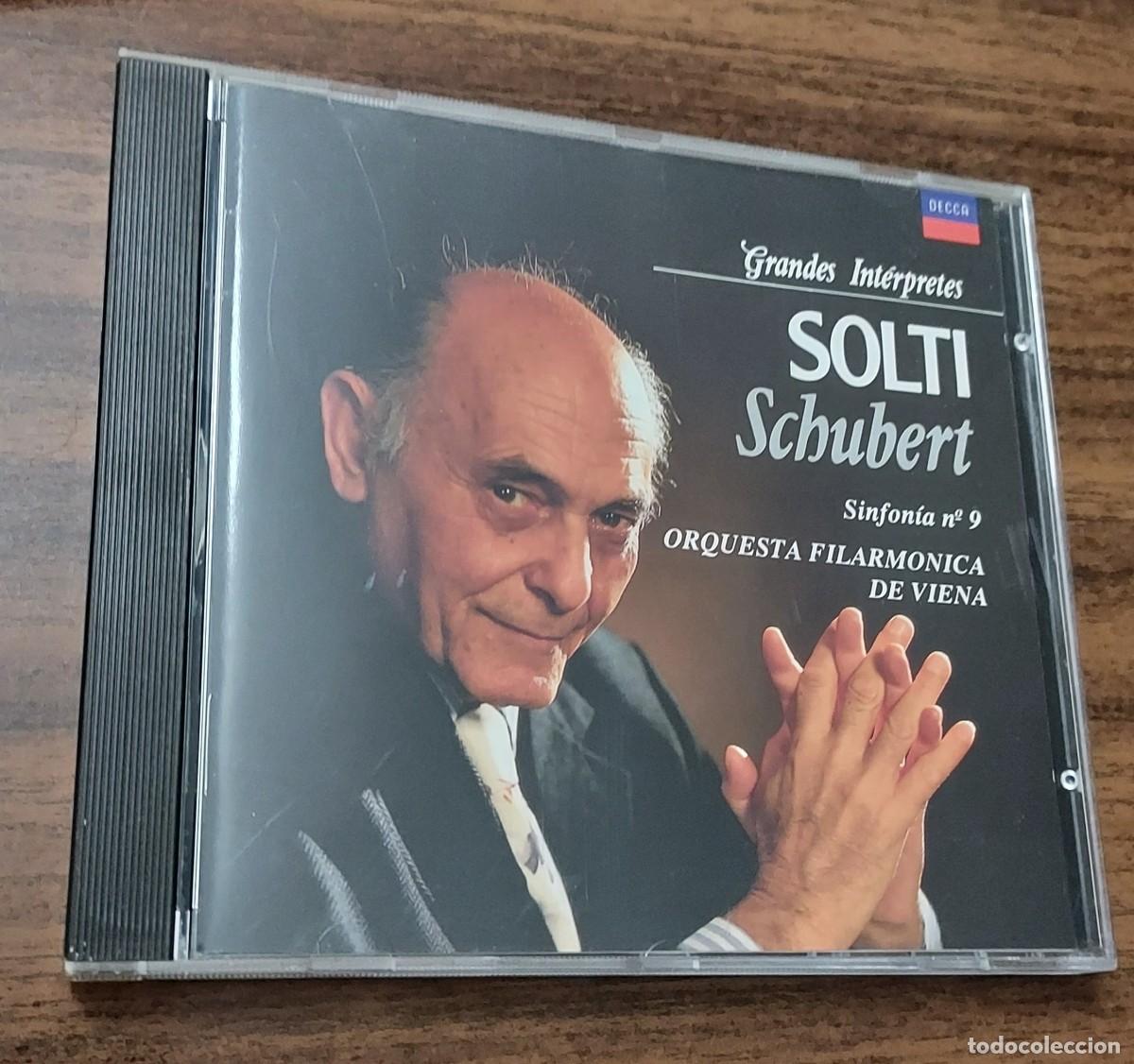 CD de M&uacute;sica: FRANZ SCHUBIERT - SINFONIA N&ordm; 9 - ORQUESTA FILARMONICA VIENA - GEORG SOLTI - CD ALBUM DECCA -
