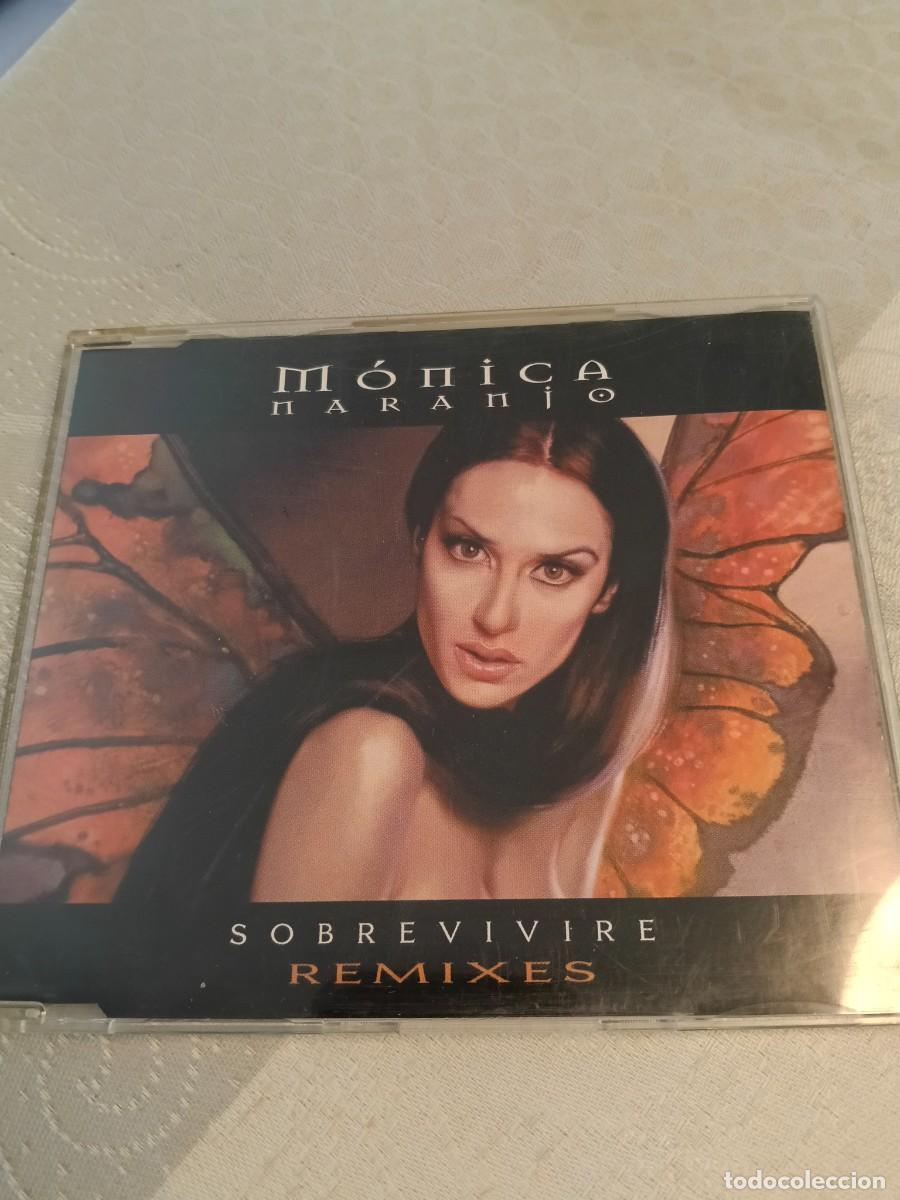 CDs de m&uacute;sica: RAR MAXI CD. M&Oacute;NICA NARANJO. SOBREVIVIR&Eacute;. REMIXES. 5 TRACKS