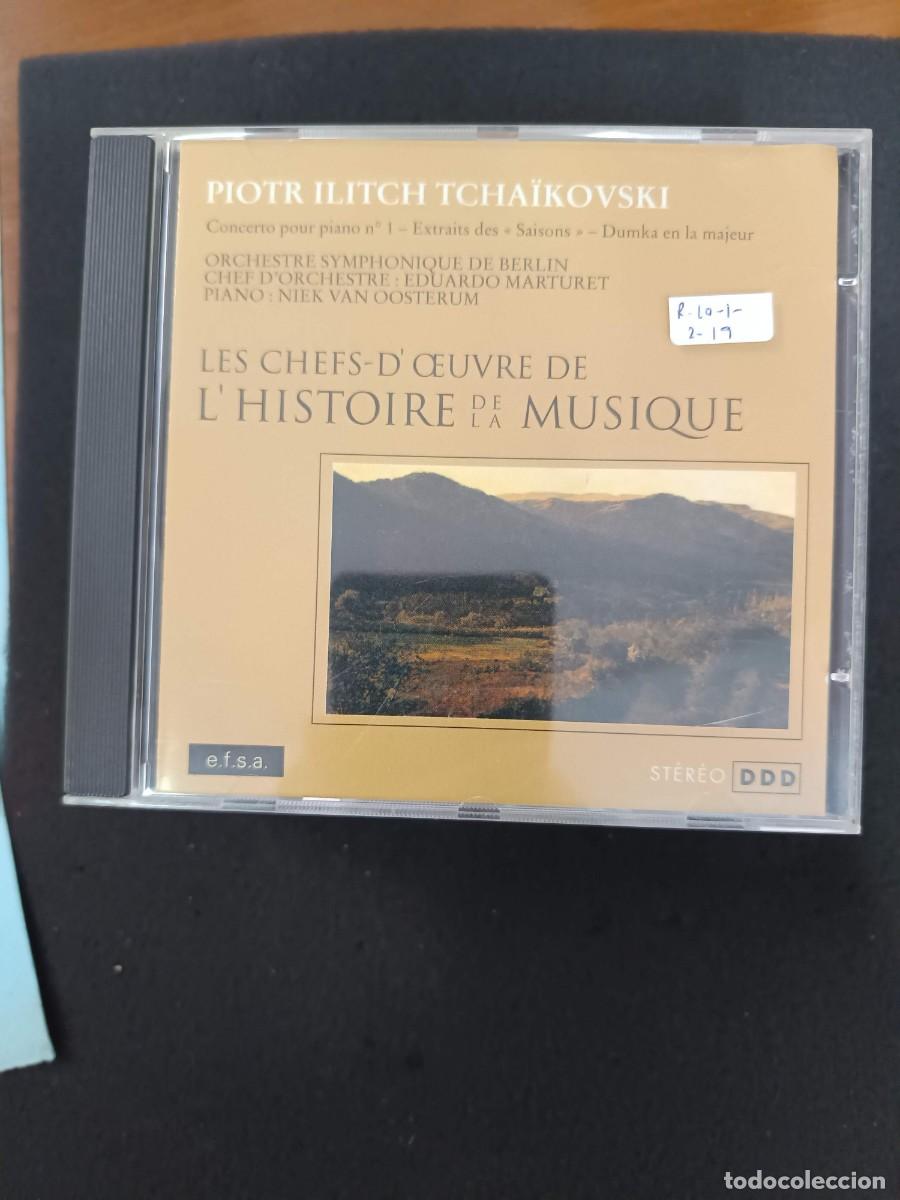 CDs de m&uacute;sica: TCHAIKOVSKI: CONCIERTO PARA PIANO N&ordm; 1 / ESTRACTOS DE &rdquo;LAS ESTACIONES&rdquo; / DUMKA EN LA MAYOR