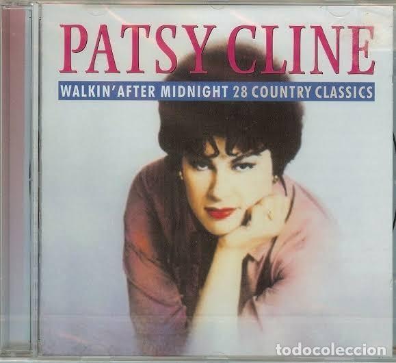 CDs de m&uacute;sica: Patsy Cline - Walkin' After Midnight ,28 country classic (CD, 1989, Prism)