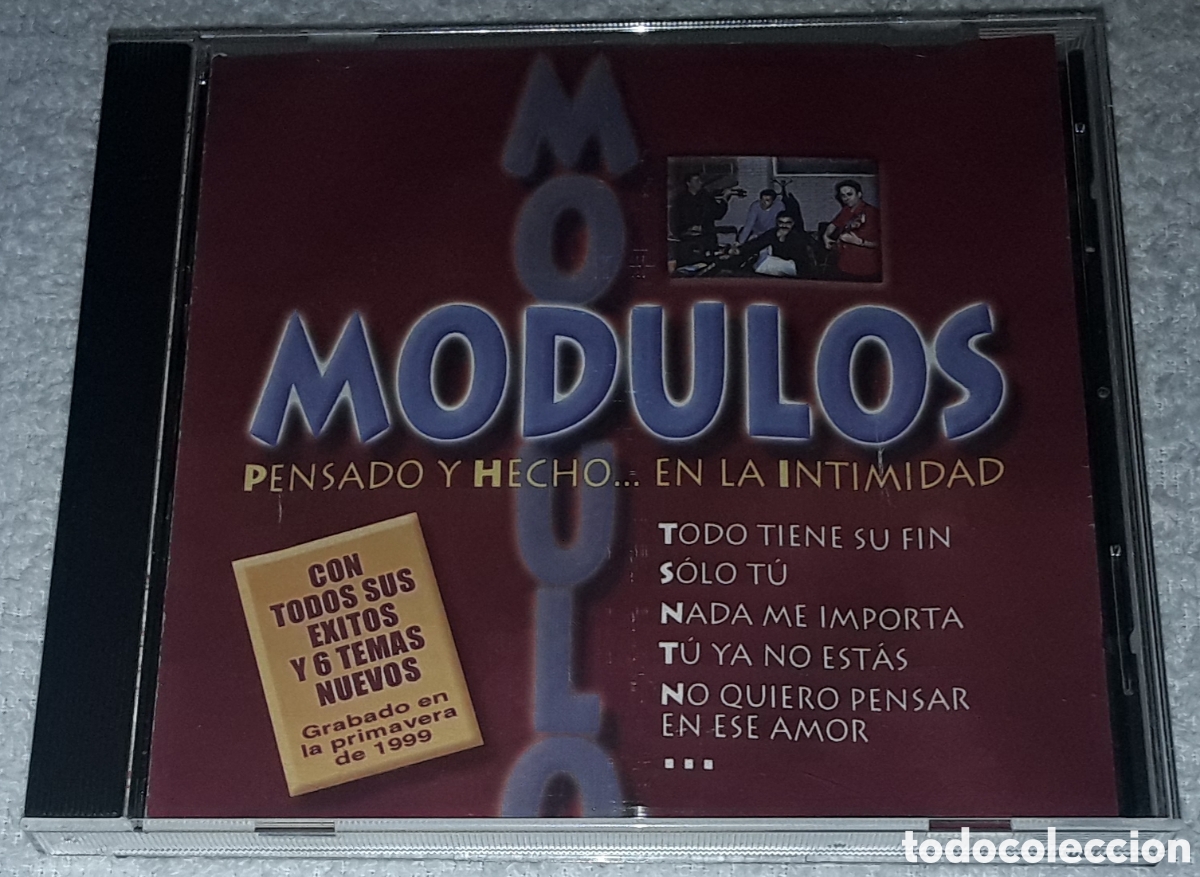 CDs de m&uacute;sica: CD - MODULOS - PENSADO Y HECHO... EN LA INTIMIDAD - Foto 1