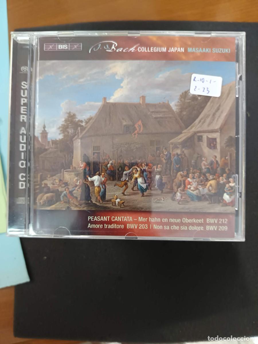 CDs de m&uacute;sica: J. S BACH: CANTATAS BWV 212, 203 Y 209. J.S.BACH COLLEGIUM JAPAN. DIR: MASAAKI SUZUKI