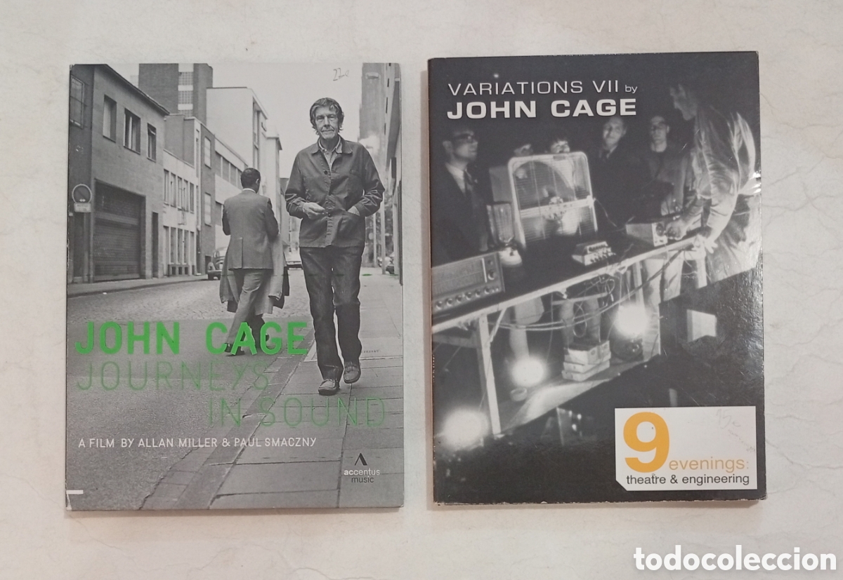 CDs de m&uacute;sica: Dos CD John Cage Film + M&uacute;sica