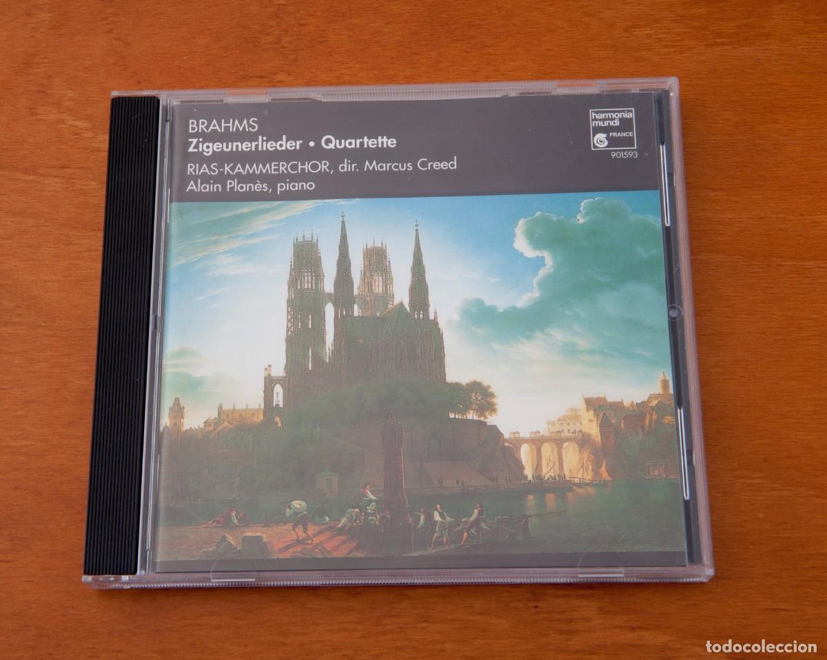 CDs de m&uacute;sica: BRAHMS &ndash; Zigeunerlieder &ndash; Quartette RIAS &ndash; KAMMERCHOR. dir. Marcus Creed Alain Plan&eacute;s, piano Harmoni