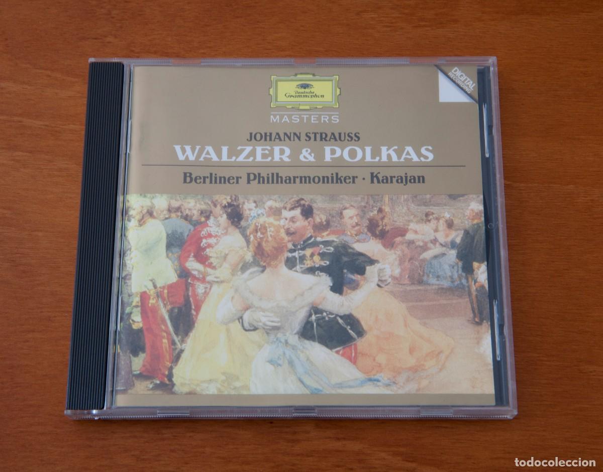CDs de m&uacute;sica: JOHANN STRAUSS WALZER & POLKAS Berliner Philharmoniker &ndash; Karajan Deutsche Gramophon MASTER DDD DIGIT