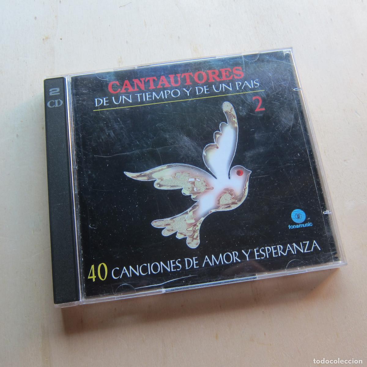CDs de m&uacute;sica: CANTAUTORES DE UN TIEMPO Y DE UN PA&Iacute;S 2 - SILVIO, AUTE, FELI&Uacute;, JARA... (FONOMUSIC) 2CD M&Uacute;SICA