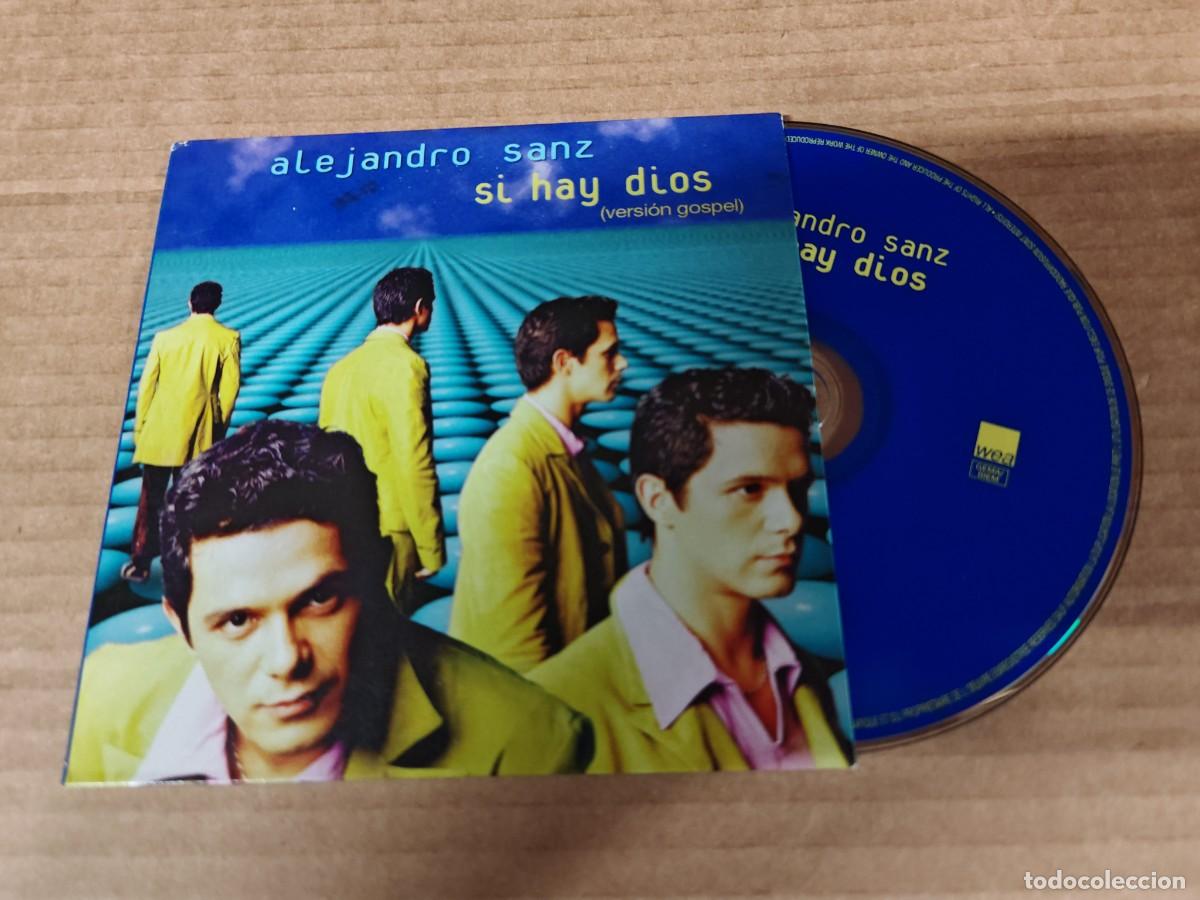 CDs de m&uacute;sica: ALEJANDRO SANZ Si hay Dios CD SINGLE PROMOCIONAL DE CARTON VERSION GOSPEL