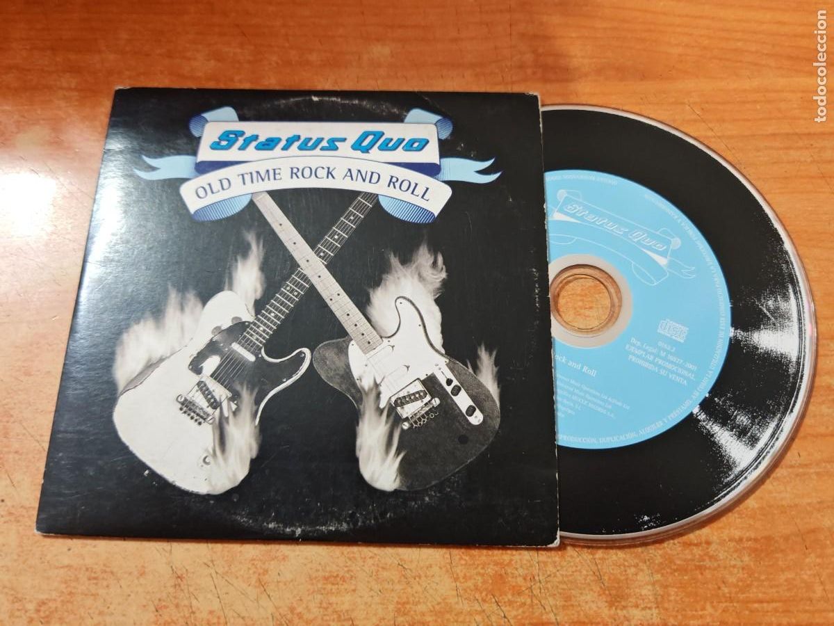 CDs de m&uacute;sica: STATUS QUO Old time rock and roll CD SINGLE PROMOCIONAL ESPA&Ntilde;OL 2000 1 TEMA PORTADA CARTON RARO