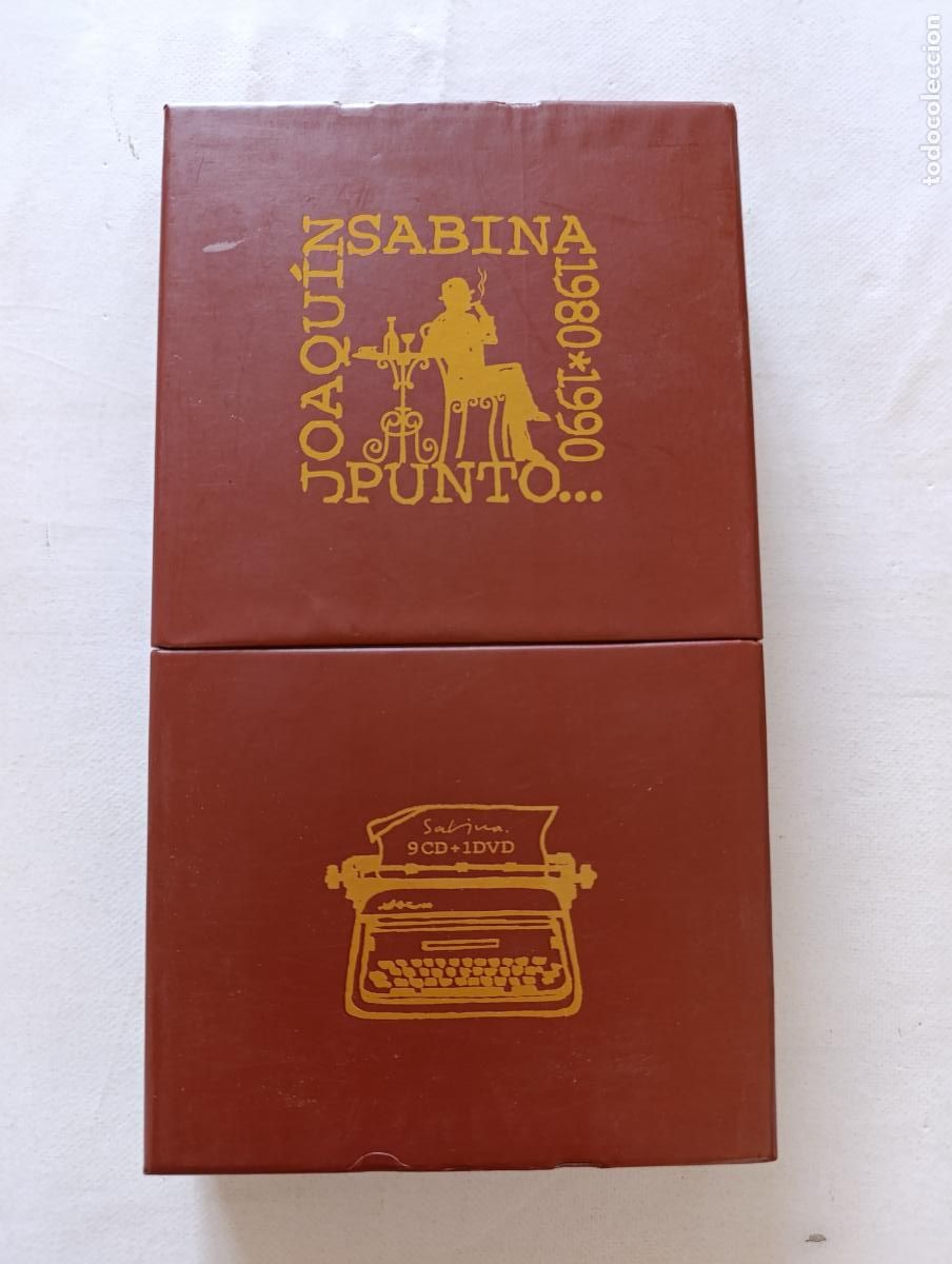 CDs de m&uacute;sica: SET BOX 9 CD'S + 1 DVD JOAQUIN SABINA - PUNTO... 1980 - 1990 - 10 DISCOS (G&Ntilde;w)