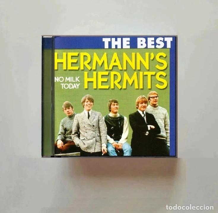 CDs de m&uacute;sica: HERMANN'S HERMITS. THE BEST. NO MILK TODAY. RECOPILATORIO. CD.