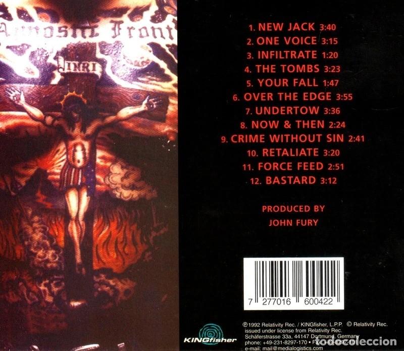 CDs de m&uacute;sica: AGNOSTIC FRONT. ONE VOICE. CD. - Foto 2
