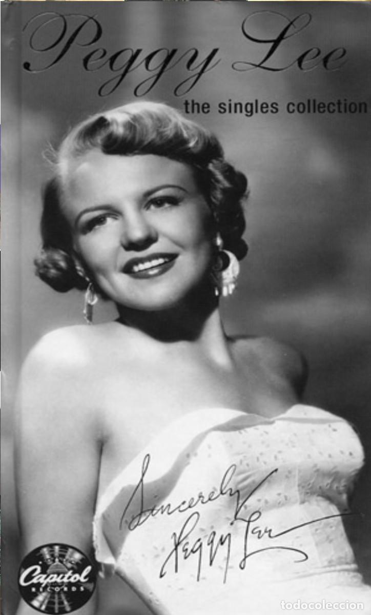 CDs de m&uacute;sica: PEGGY LEE. THE SINGLES COLLECTION. Caja con 4 CDs + libro.