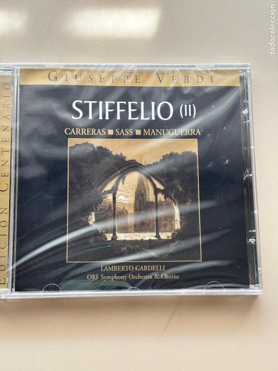 CDs de m&uacute;sica: STIFFELIO II, CD, BERGONZI, CARRERAS, SASS, MANUGUERRA, RBA, 2000, NUEVO SELLADO