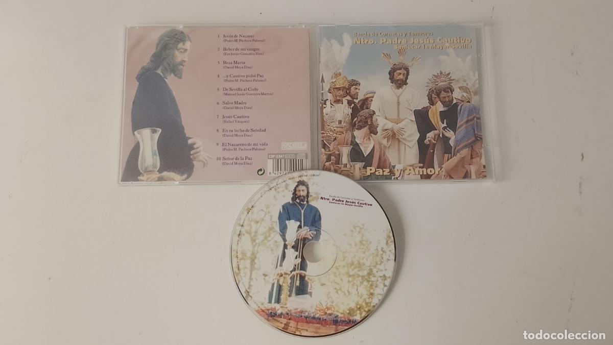 CDs de m&uacute;sica: CD SEMANA SANTA SANLUCAR LA MAYOR SEVILLA CRISTO CAUTIVO BANDA CORNETAS Y TAMBORES