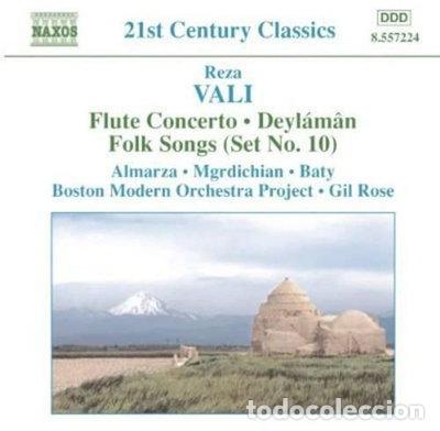 CDs de m&uacute;sica: Reza Vali: Flute Concerto / Deyl&aacute;m&acirc;n / Folk Songs- 0747313222421